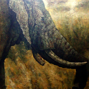 AN4020413 - 40"x40" Original Oil Painting