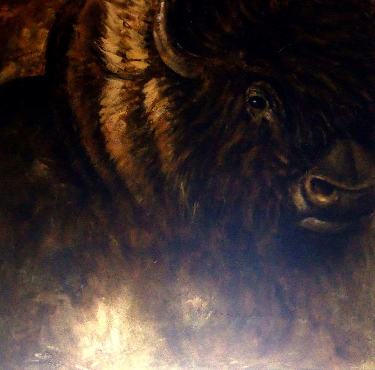 AN4020418 - 40"x40" Original Oil Painting