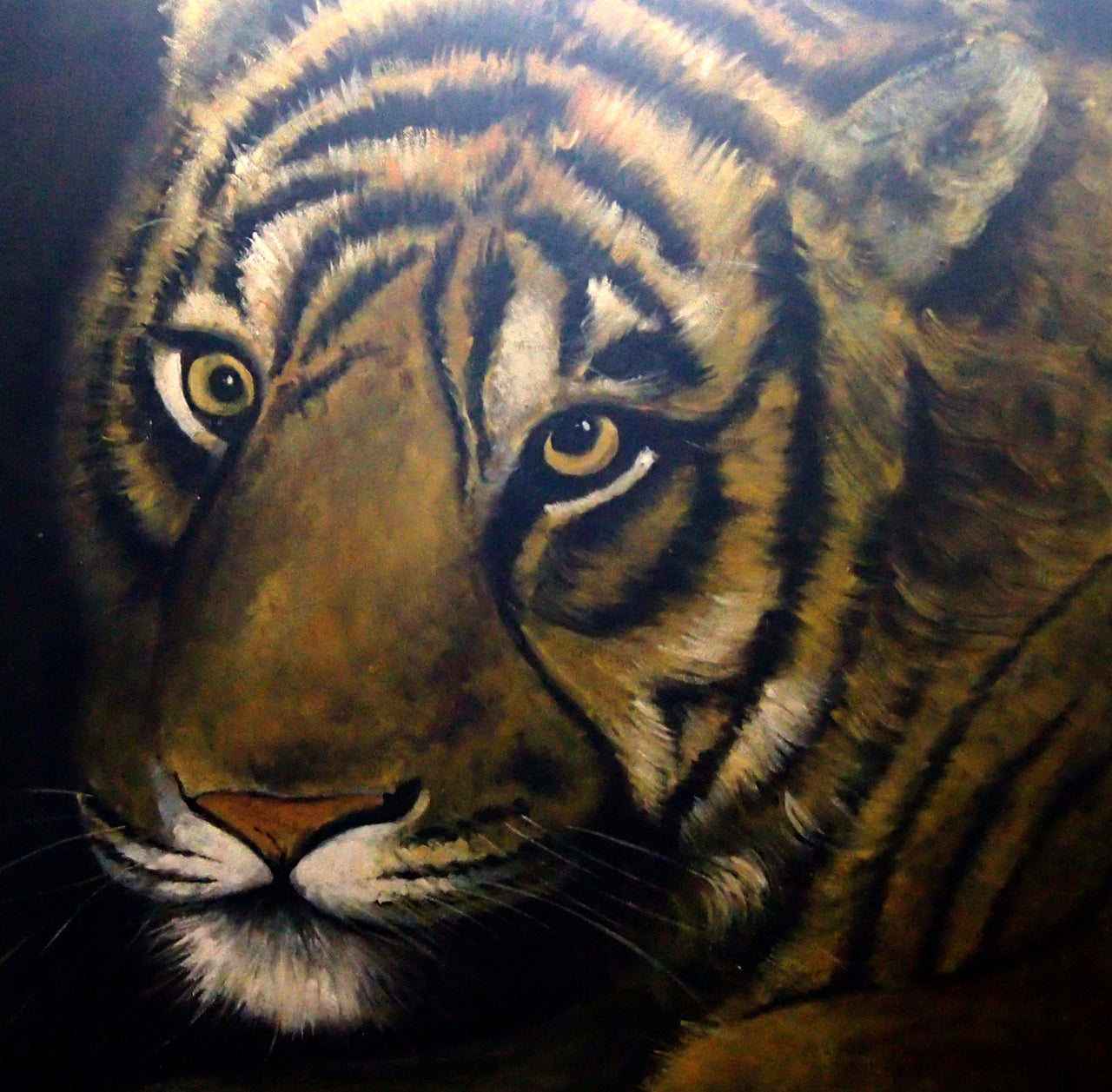 AN4020428 - 40"x40" Original Oil Painting