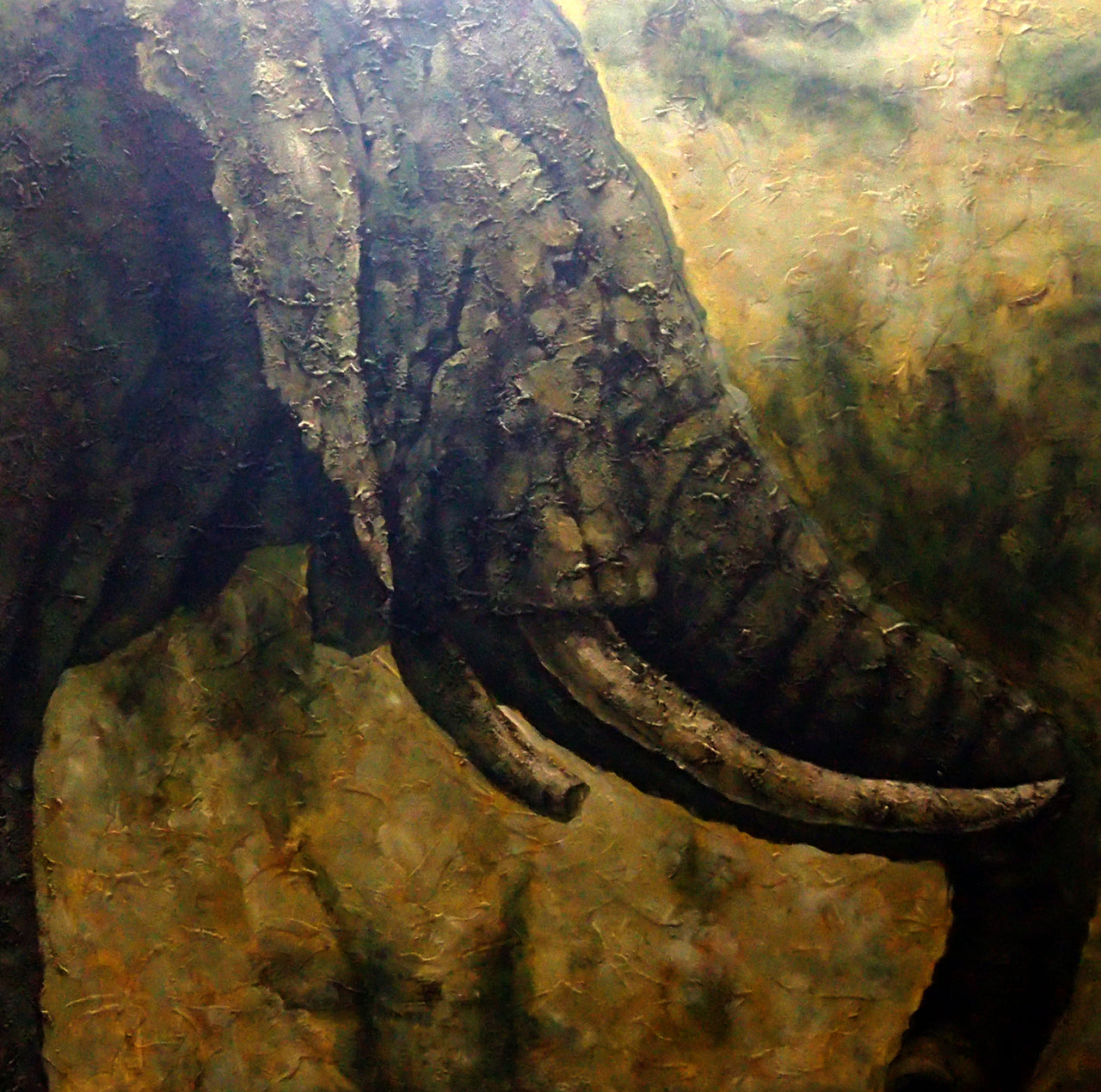 AN4020434 - 40"x40" Original Oil Painting