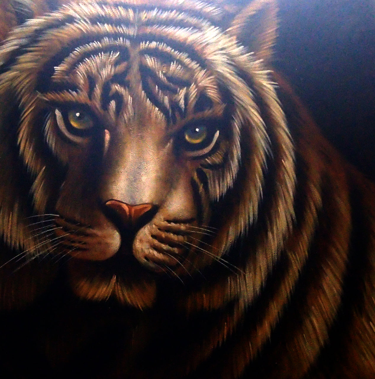 AN4020436 - 40"x40" Original Oil Painting