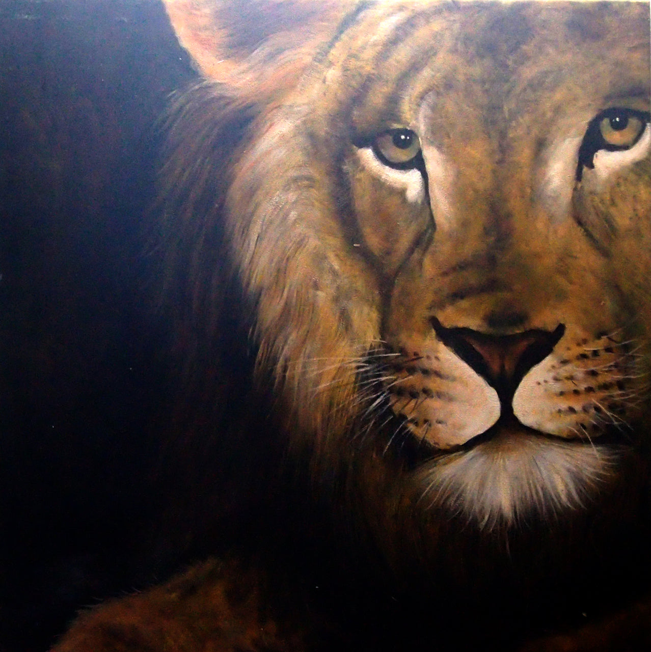 AN4020438 - 40"x40" Original Oil Painting