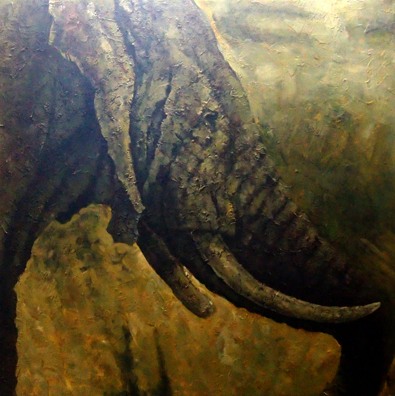 AN4020440 - 40"x40" Original Oil Painting