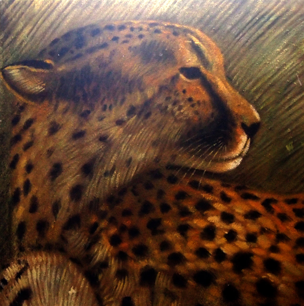 AN4020451 - 40"x40" Original Oil Painting
