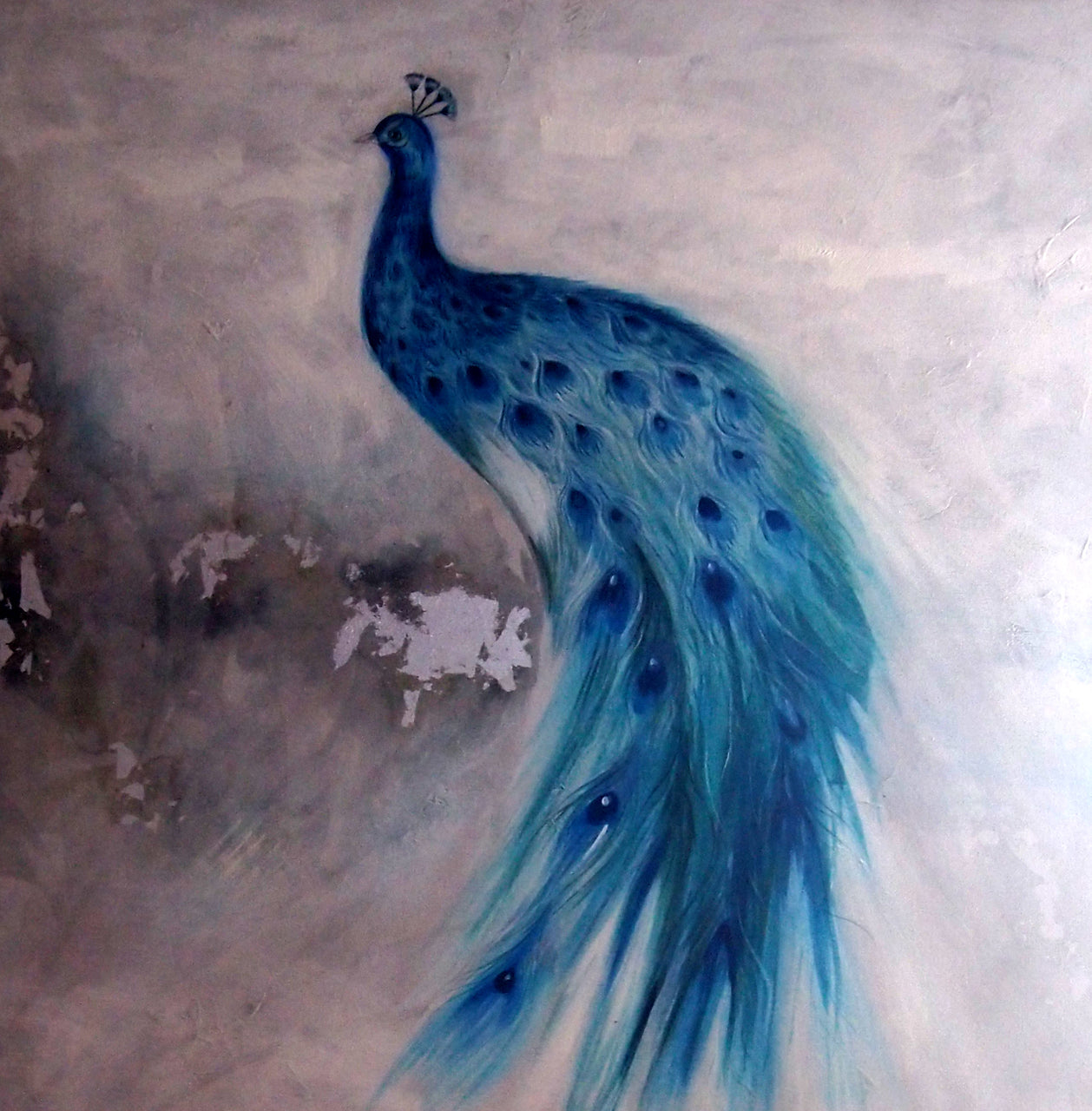 AN4020615 - 40"x40" Original Oil Painting