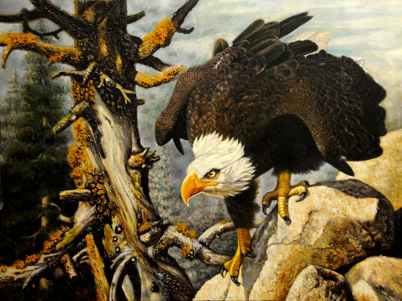 AN4814251 - 36"x48" Original Oil Painting