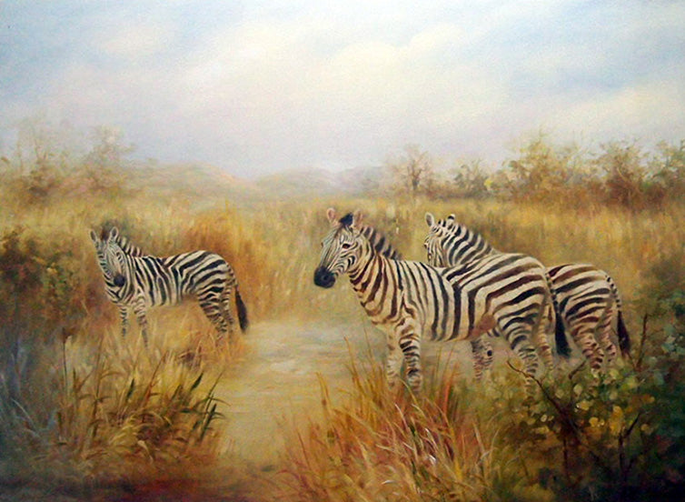 AN4818348 - 36"x48" Original Oil Painting