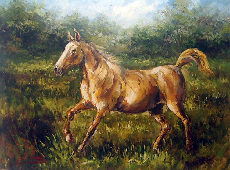 AN4818382 - 36"x48" Original Oil Painting