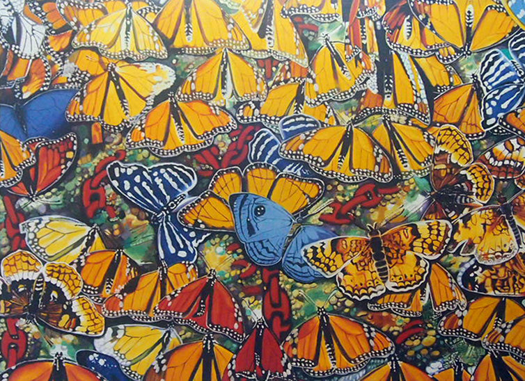 AN4818400 - 36"x48" Original Oil Painting