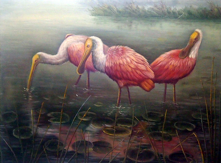 AN4818591 - 36"x48" Original Oil Painting