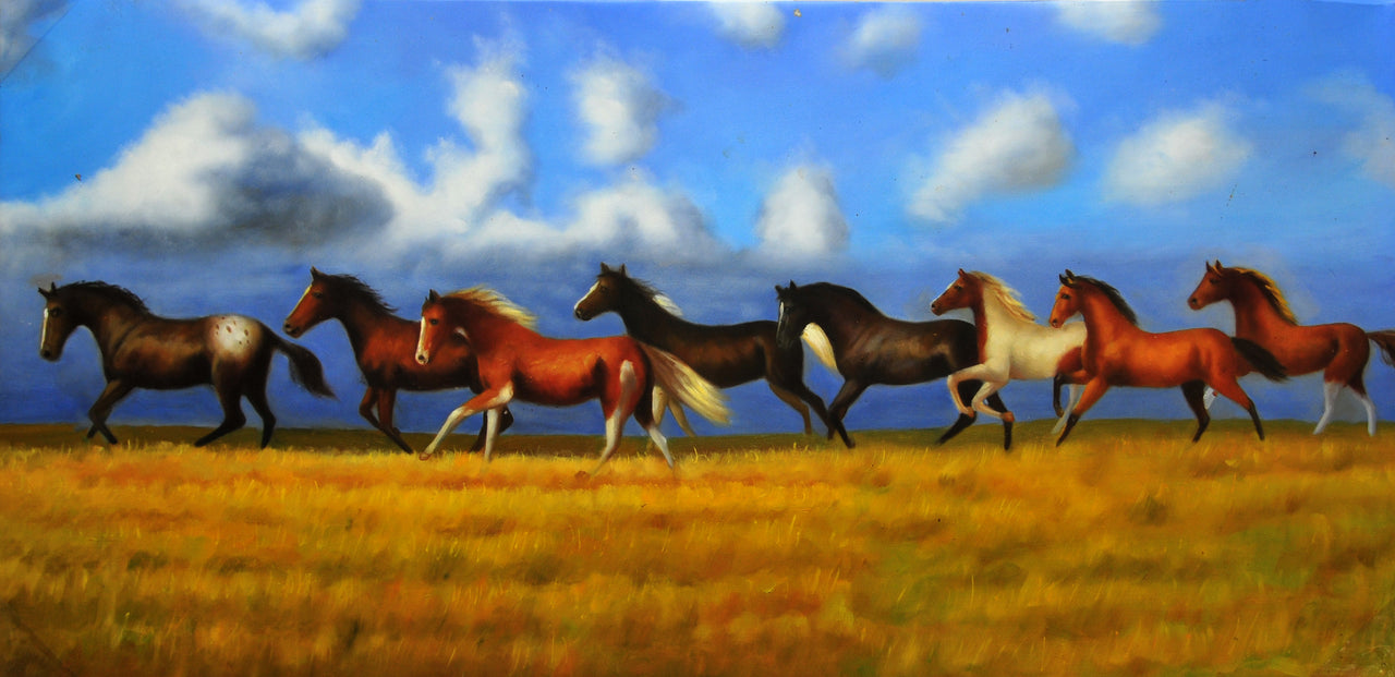 AN5017606 - 24"x48" Original Oil Painting