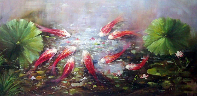 AN6518530 - 32"x65" Original Oil Painting