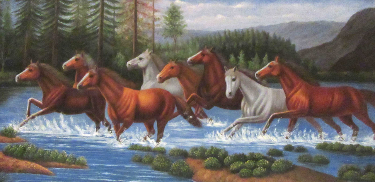 AN7120902 - 36"x72" Original Oil Painting