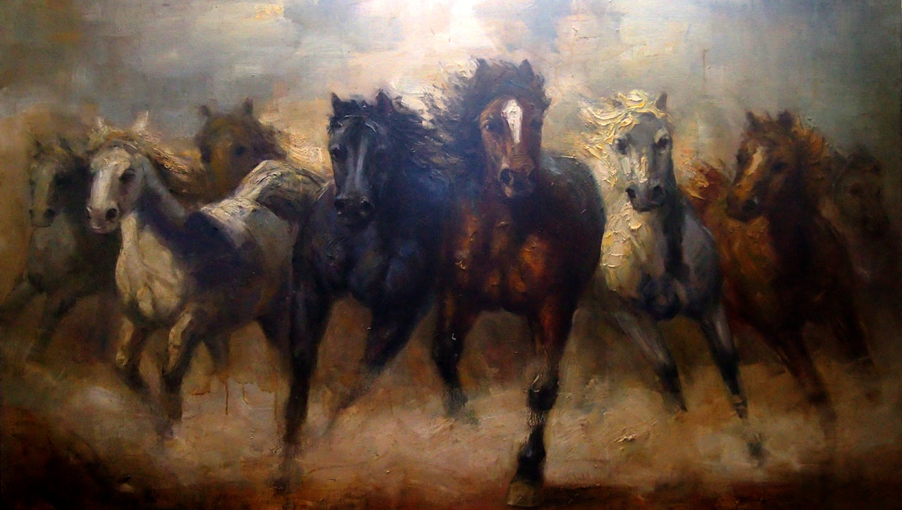 AN6820323 - 24"x72" Original Oil Painting