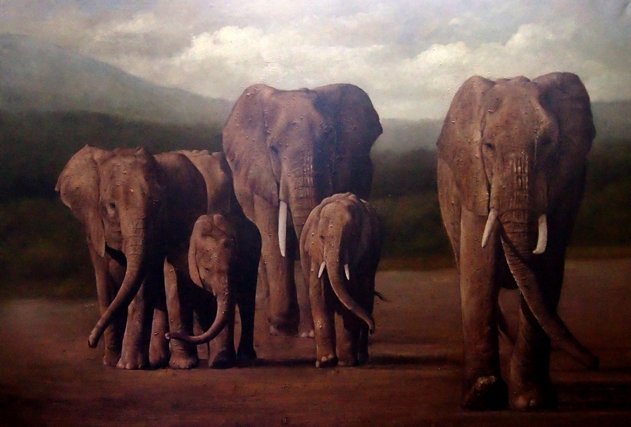 AN6820323 - 24"x72" Original Oil Painting