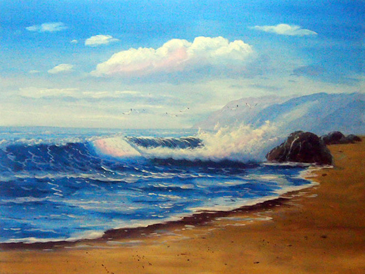 BB4818393 - 36"x48" Original Oil Painting