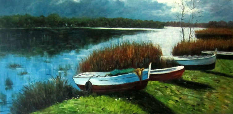 BB5014704 - 24"x48" Original Oil Painting