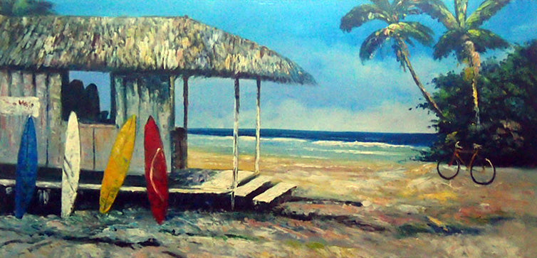 BB5019039 - 24"x48" Original Oil Painting