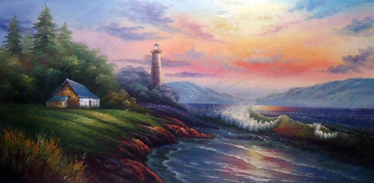BB6518537 - 32"x65" Original Oil Painting