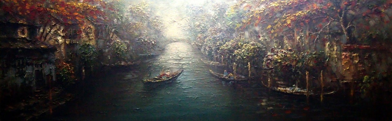 BB6820318 - 24"x72" Original Oil Painting