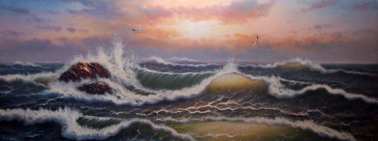 BB6820334 - 24"x72" Original Oil Painting