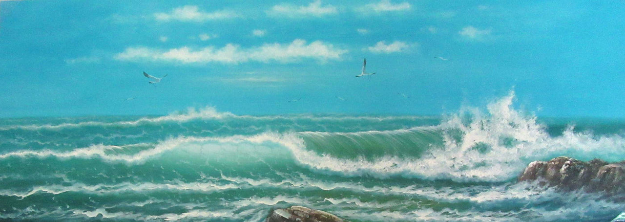 BB6820831 - 24"x72" Original Oil Painting