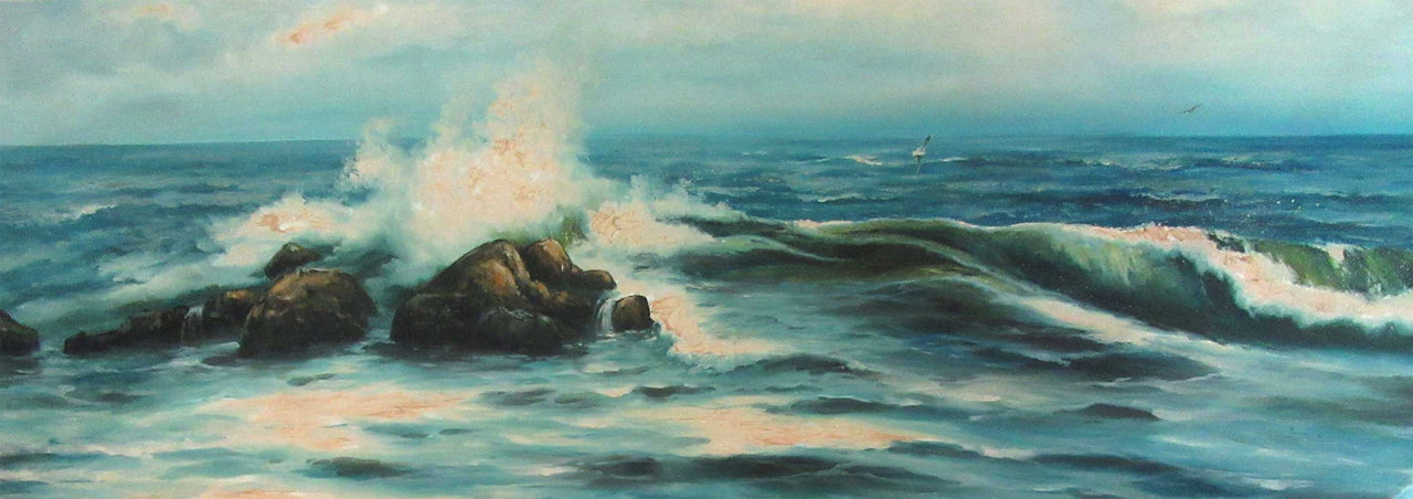 BB6820838 - 24"x72" Original Oil Painting