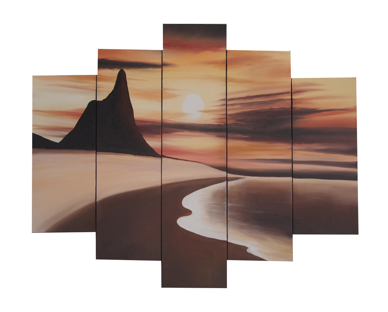 BBTT20501 - Triptych Original Oil Painting