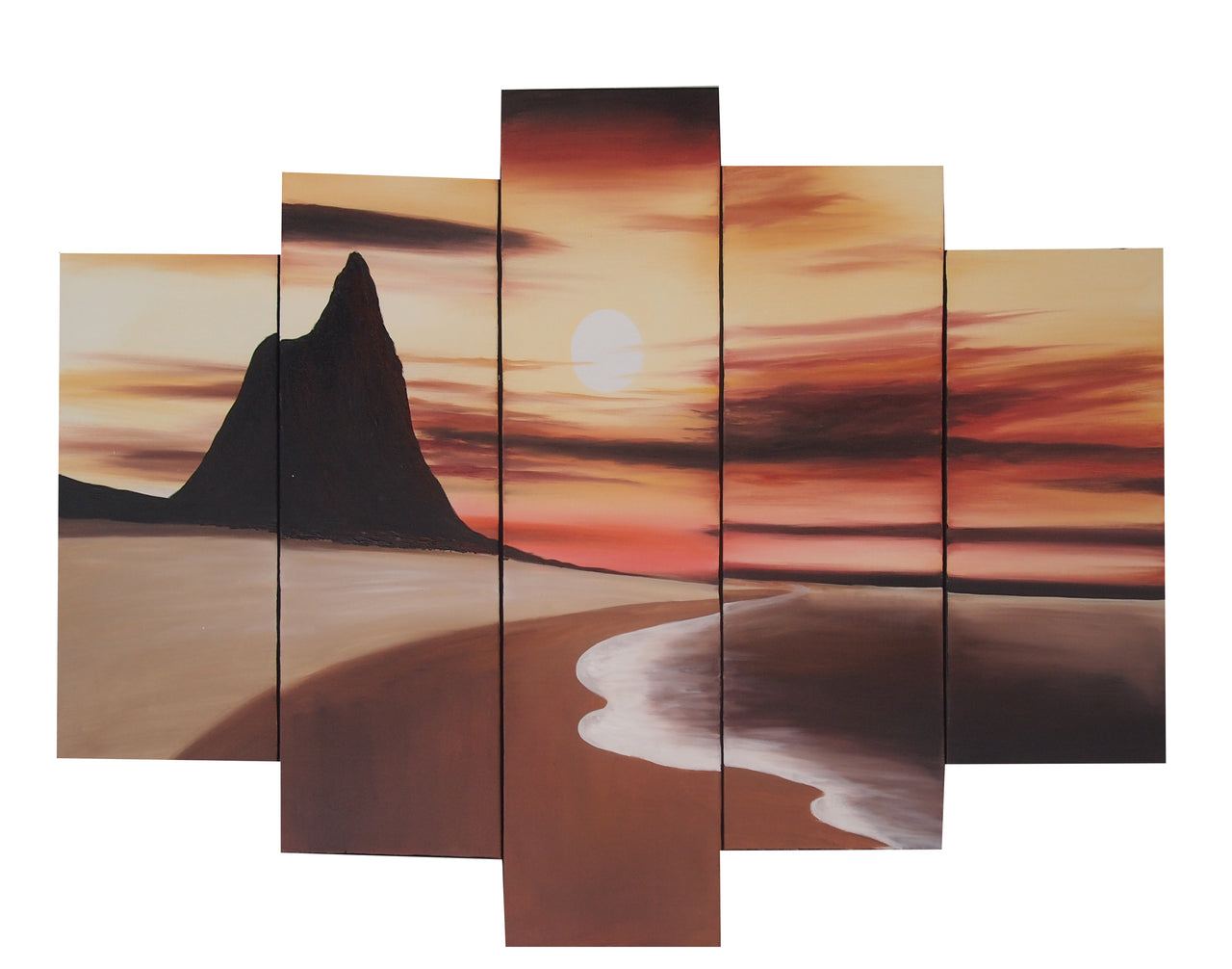 BBTT20504 - Triptych Original Oil Painting