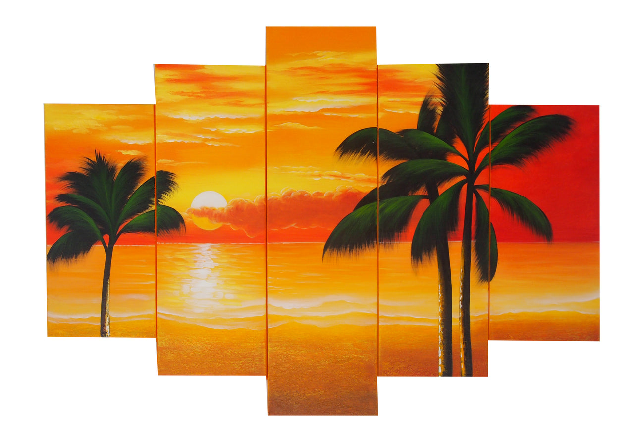 BBTT20505 - Triptych Original Oil Painting