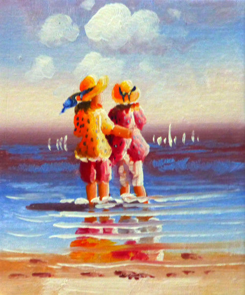 CA1014023 - 08"x10" Original Oil Painting