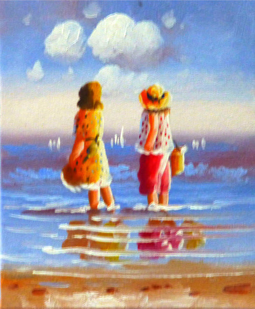 CA1014048 - 08"x10" Original Oil Painting