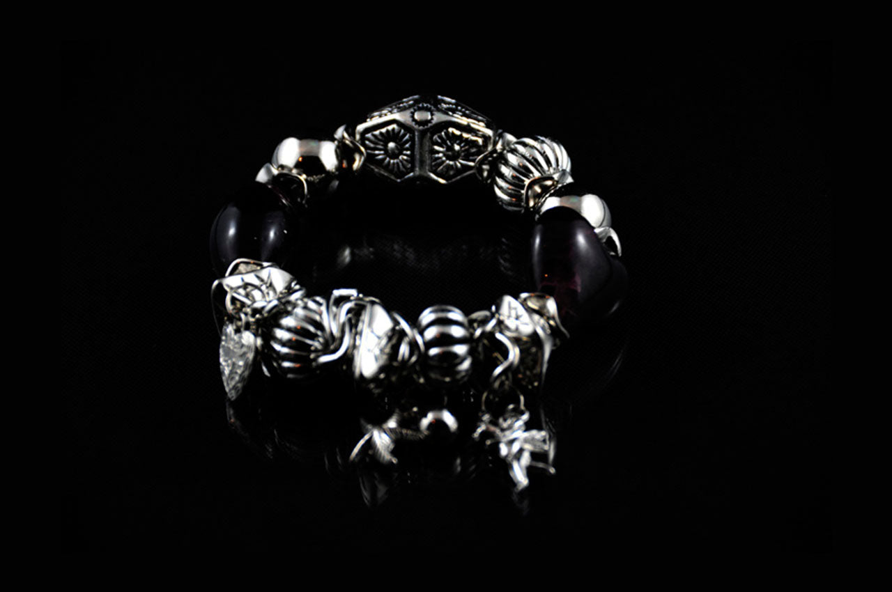 CDBR1491 - Stone Charm Bracelet