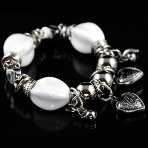 CDBR1508 - Stone Charm Bracelet