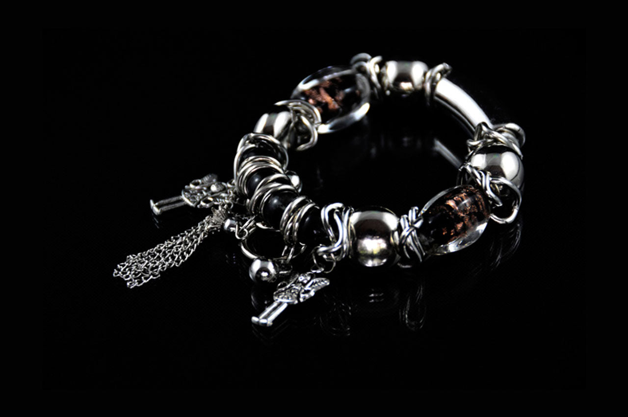 CDBR1512 - Stone Charm Bracelet