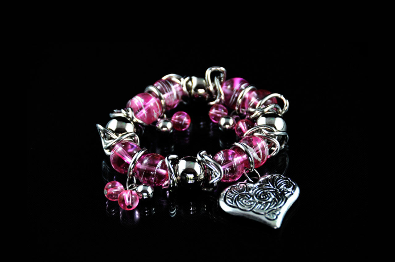 CDBR1516 - Stone Charm Bracelet