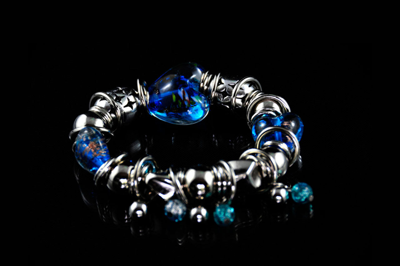 CDBR1526 - Stone Charm Bracelet