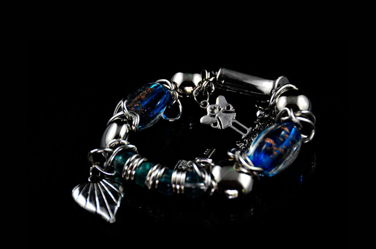 CDBR1536 - Stone Charm Bracelet