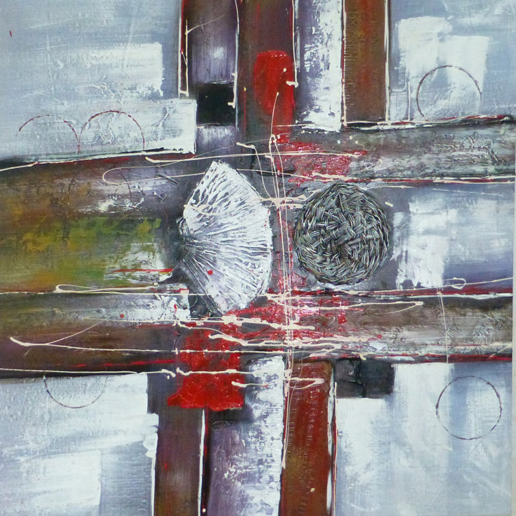 CT4012059 - 40"x40" Original Oil Painting