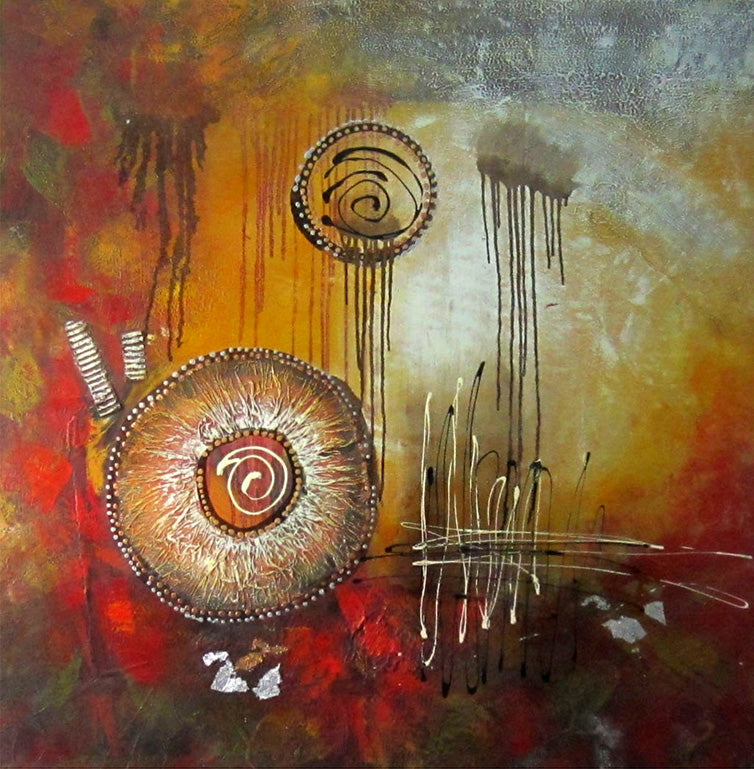 CT4015378 - 40"x40" Original Oil Painting