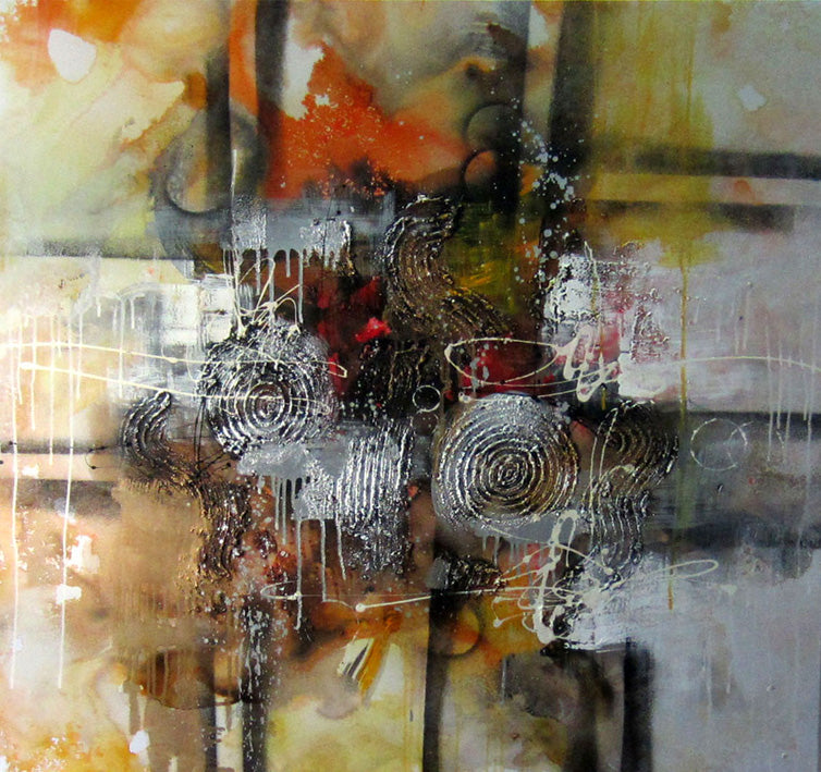 CT4015404 - 40"x40" Original Oil Painting