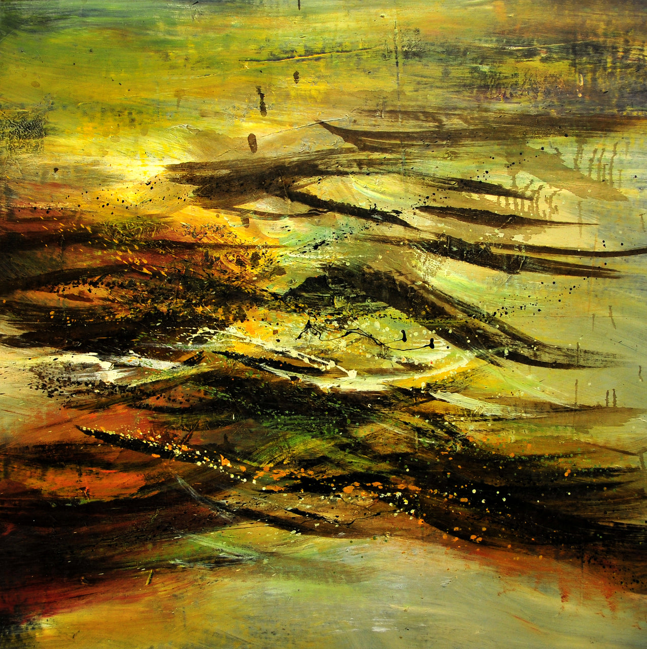 CT4017207 - 40"x40" Original Oil Painting