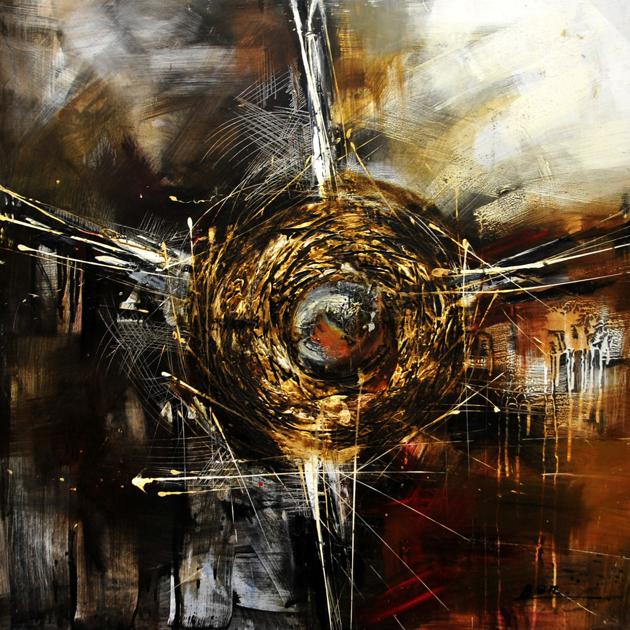 CT4017210 - 40"x40" Original Oil Paintings
