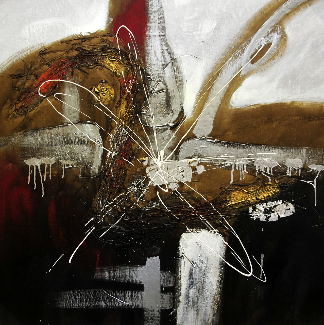 CT4017341 - 40"x40" Original Oil Painting