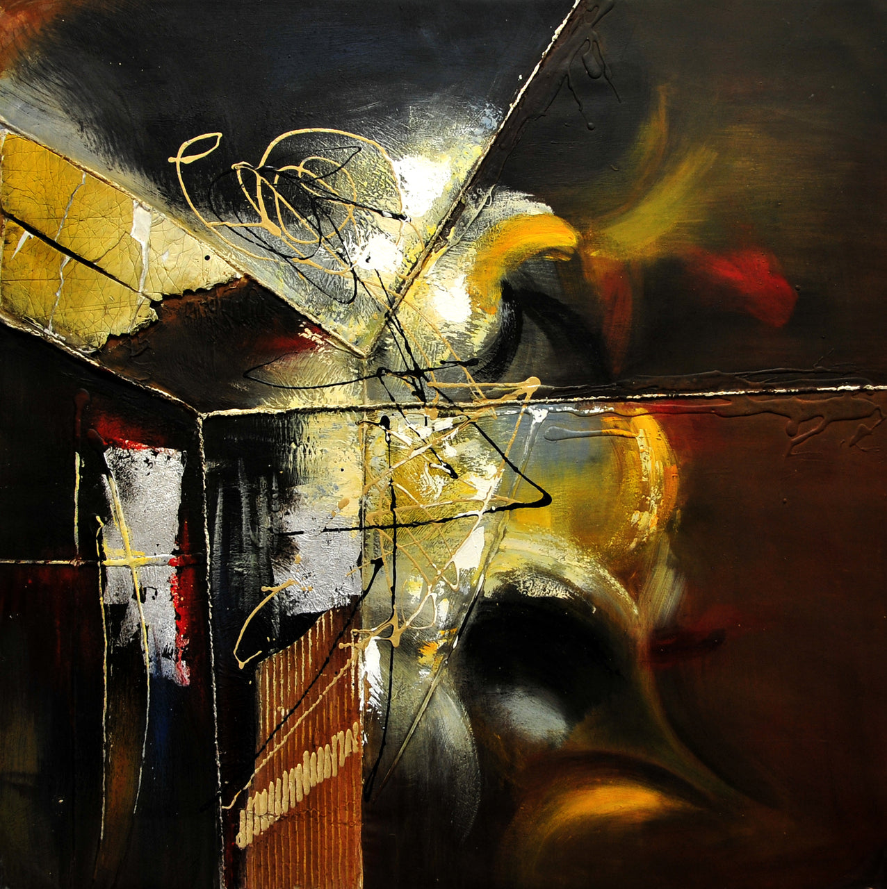 CT4017356 - 40"x40" Original Oil Painting