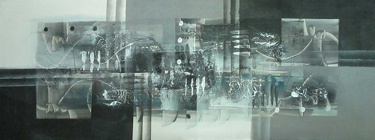 CT4420927 - 16"x48" Original Oil Painting