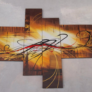 CTTT20487 - Triptych Original Oil Painting