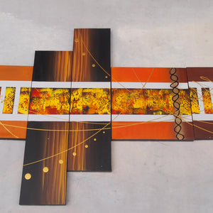 CTTT20494 - Triptych Original Oil Painting
