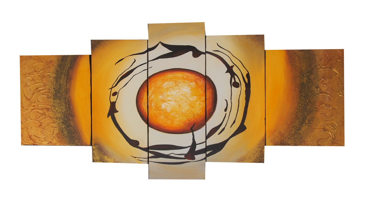 CTTT20498 - Triptych Original Oil Painting