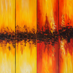 CTTT20502 - Triptych Original Oil Painting